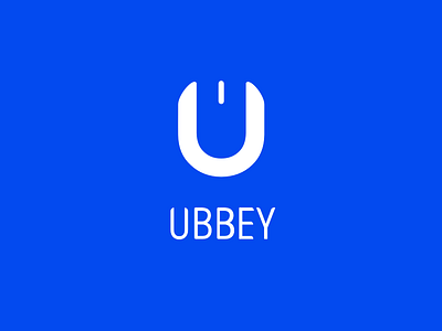 Ubbey concept blockchain brand concept logo ubbey