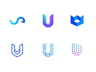 Ulabs Concept blockchain blue brand branding color concept final identity logo logotype option