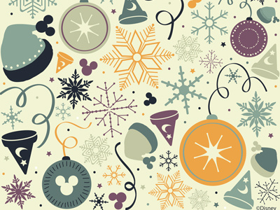 Walt Disney Wrapping Paper 2 by Alisa Brainard on Dribbble