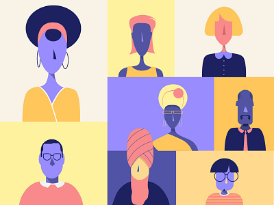 Mano Amiga - The Power Of Diversity color palette design thinking diversity illustration refugees social innovation