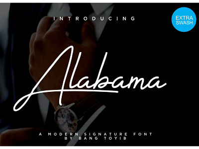 Alabama Signature Font branding calligraphy calligraphy font font font logo handwriting logo typeface modern modern calligraphy signature signature font typeface