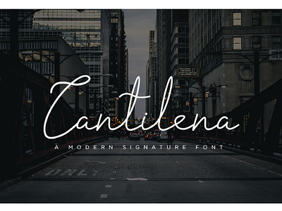 Cantilena - Signature Font