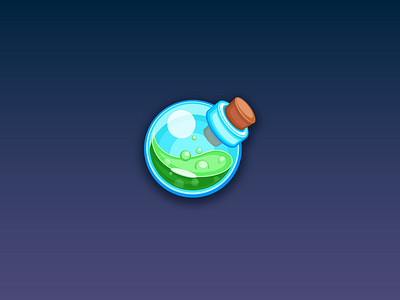 Potion Icon - Game Assets - beavystore.com app beavy game game art game asset game design icon icon design icon set illustration mobile ui unity unity artist unity3d ux vector