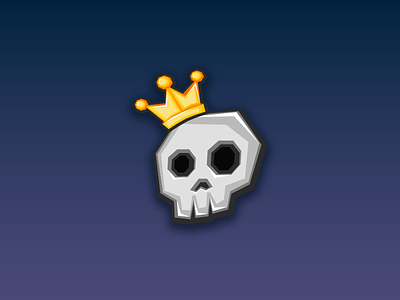 Skull Victory Icon - Game Assets - www.beavystore.com app design game gameart gamedev gamedeveloper gamer icon illustration indiegame indiegamedev indiegames logo madewithunity mobile ui unityassetstore ux vector