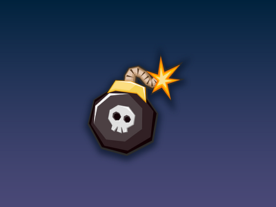 Bomb Icon - Game Assets - www.beavystore.com app design dribbble game gameart gamedeveloper icon illustraion indiedev indiegame madewithunity mobile ui ux vector
