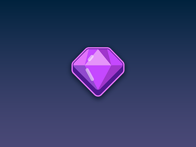 Gem Icon - Game Assets - www.beavystore.com assets design game gameart gameasset gamedeveloper games icon illustration madewithunity mobile mobilegames ui uiux unity unity2d unity3d ux uıdesign vector