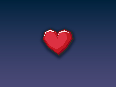 Heart Icon - Game Assets - www.beavystore.com design game gameart gamedesign icon iconpack madewithunity mobile ui uidesign uiux unity3d ux vector