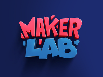 MakerLab Logo app design game gamelogo graphic design identity identitydesign lettering lettering logo logo logo design logotype ui