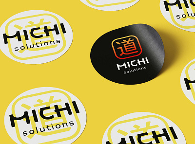 Michi Solutions - Visual Identity Design design graphic design identidade visual identity identitydesign lettering logo logotipo logotype michi michi solutions