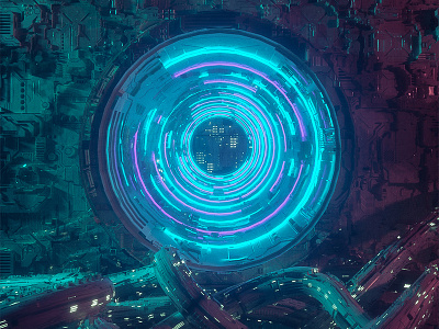 Circle Adj 3d c4d cinema 4d octane，conceptual render science