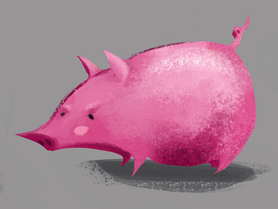 Piggy animals art character design