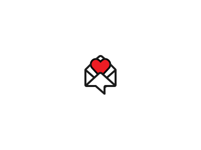 TinyLetter rebound heart icon letter logo tinyletter