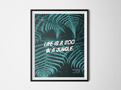 Life is a zoo in a jungle - Poster 