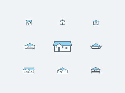 Icons accommodation accommodation clean home house icon icons line mobilhome