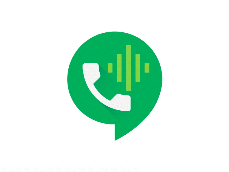 Hangouts Dialer Icon Animation android android icon animation app icon google design hangout icon material design principle