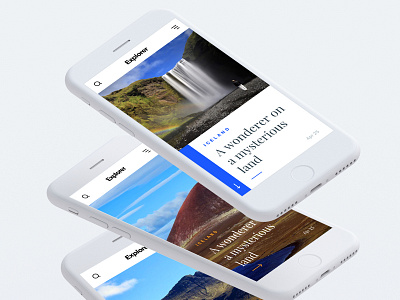 Explorer - Travel Blog Design