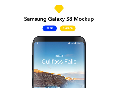 Samsung Galaxy S8 Mockup android free mockup samsung sketch