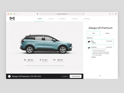 Aiways Denmark - Car configurator