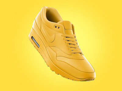 Nike Air Max 1 - 3D & Mockup 3d air max apparel clothes download fashion graphic design mockup nike shoes sneaker sports