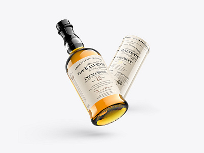 Whisky Mockup - Scotch vol. 3 3d bottle branding graphic design label mock up mockup modeling packaging render whiskey whisky