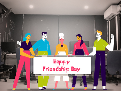 Friendship Day 2020 02 2020 august boys colorful design flat friends friendship girls illustraion modern motiongraphics picture pictures vector web