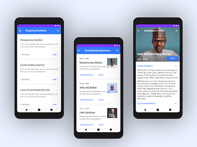 Voting app - Case study android case study ux case study voting voting app