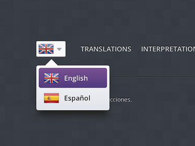Select language css3 english flags footer html5 language select spanish