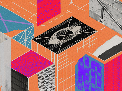 242 big data collage democracy editorial illustration illustration long read medium surveillance tech toronto urbanism