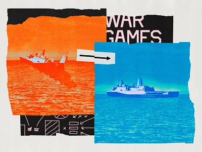 255 collage editorial illustration illustration jacobin print war warfare