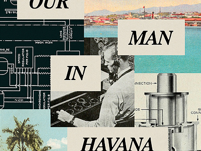 Our Man in Havana book book cover havana illustration novel spy spy novel