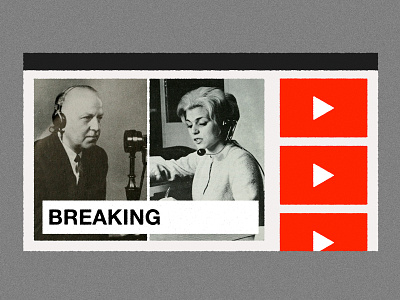 Google DNI | 2005: CNN launches its Youtube channel cable news cnn collage editorial illustration illustration network news online streaming tv youtube