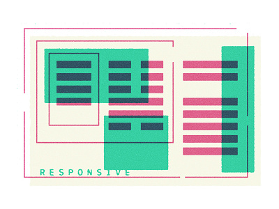 «Responsive» | Newsroom Dictionary | Google News Initiative digital editorial illustration graphic design illustration responsive screen site we design web web 2.0 web design