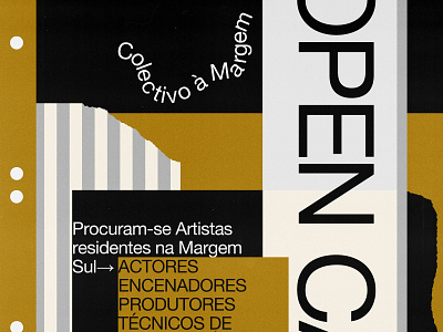 margem identity exploration arts branding helvetica identity identity design performing arts poster theatre type typography