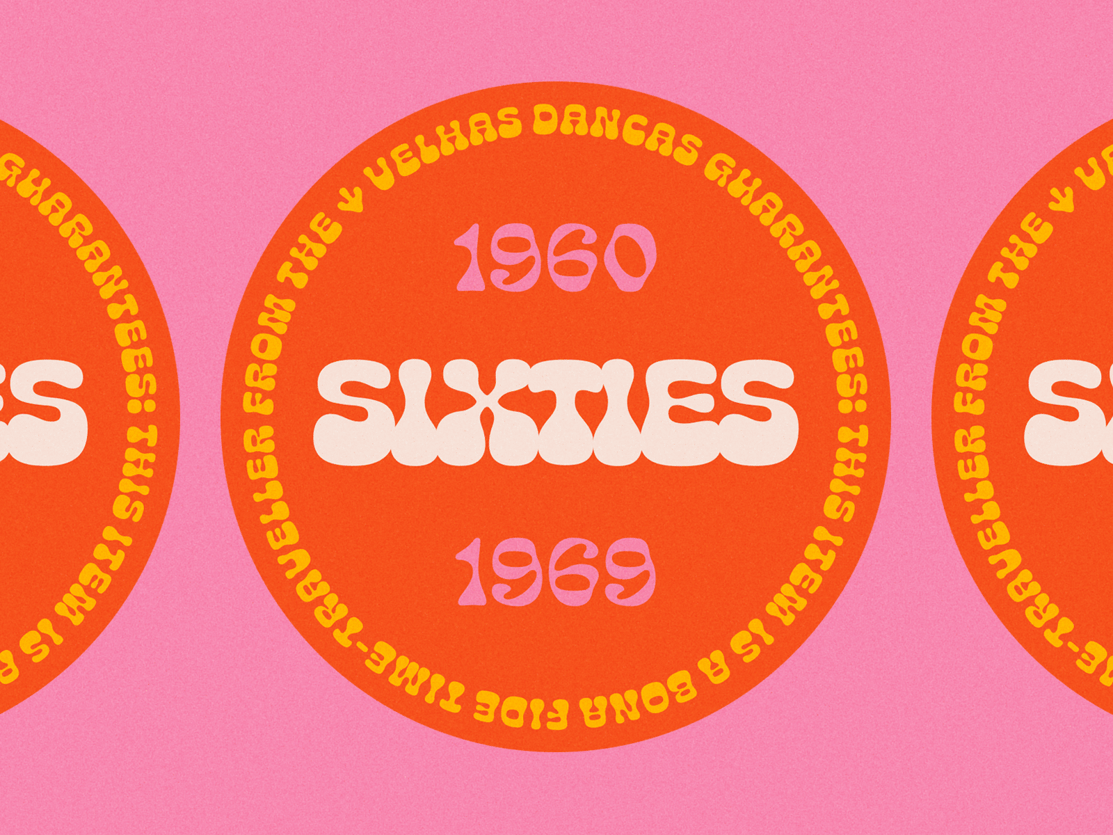 sixties sticker 1960s badge cheee eckmannpsyck flower power psychedelic rock n roll sixties sticker type typography
