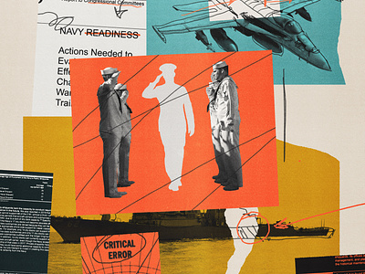 189 collage editorial illustration illustration lo-fi military navy nyt nytimes sunday review