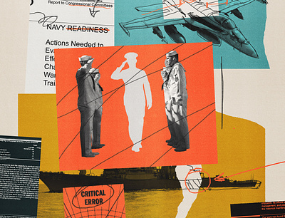 189 collage editorial illustration illustration lo fi military navy nyt nytimes sunday review