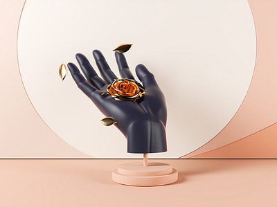 12 Labours - Sisley 3d design hand illustration