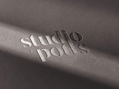 Studio Potts Brand Identity brand brand identity brand strategy branding design graphic design logo logo design logo designer studio type typography
