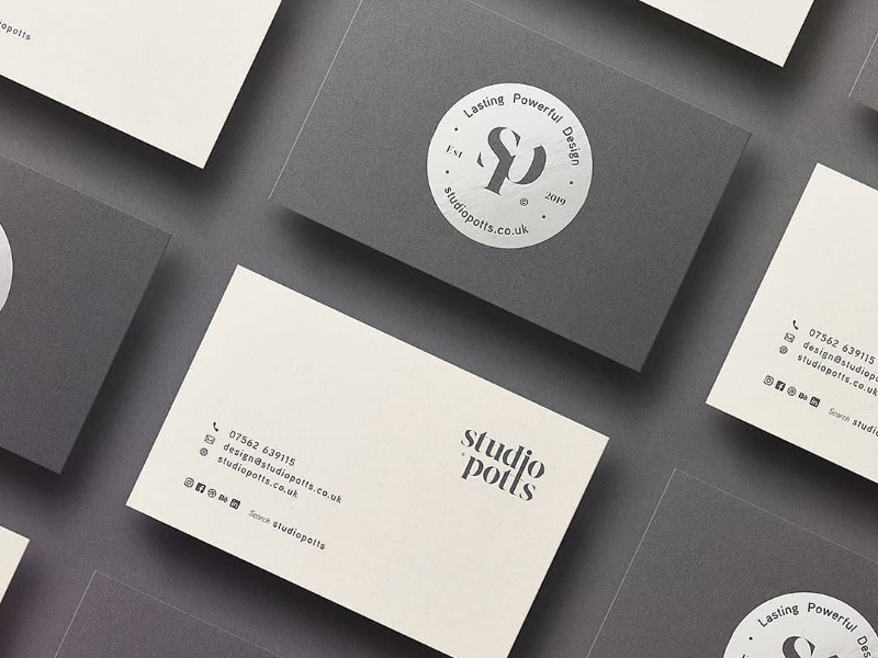Studio Potts: Business Card Design typography type studio logo designer logo design logo graphic design design branding brand strategy brand identity brand