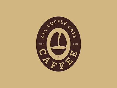 Caffee | All Coffee Cafe - Secondary Logo brand brand identity brand strategy branding design graphic design logo logo design logo designer studio type typography