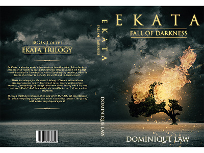 EKATA - Fall of Darkness bookcoverfantasyfireburncakamura