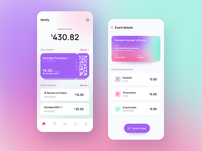 Vently | Events wallet app