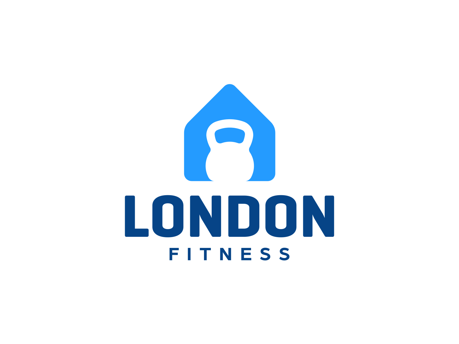 London Fitness Logo Animation 2d animation branding animation fitness logo animation motion design