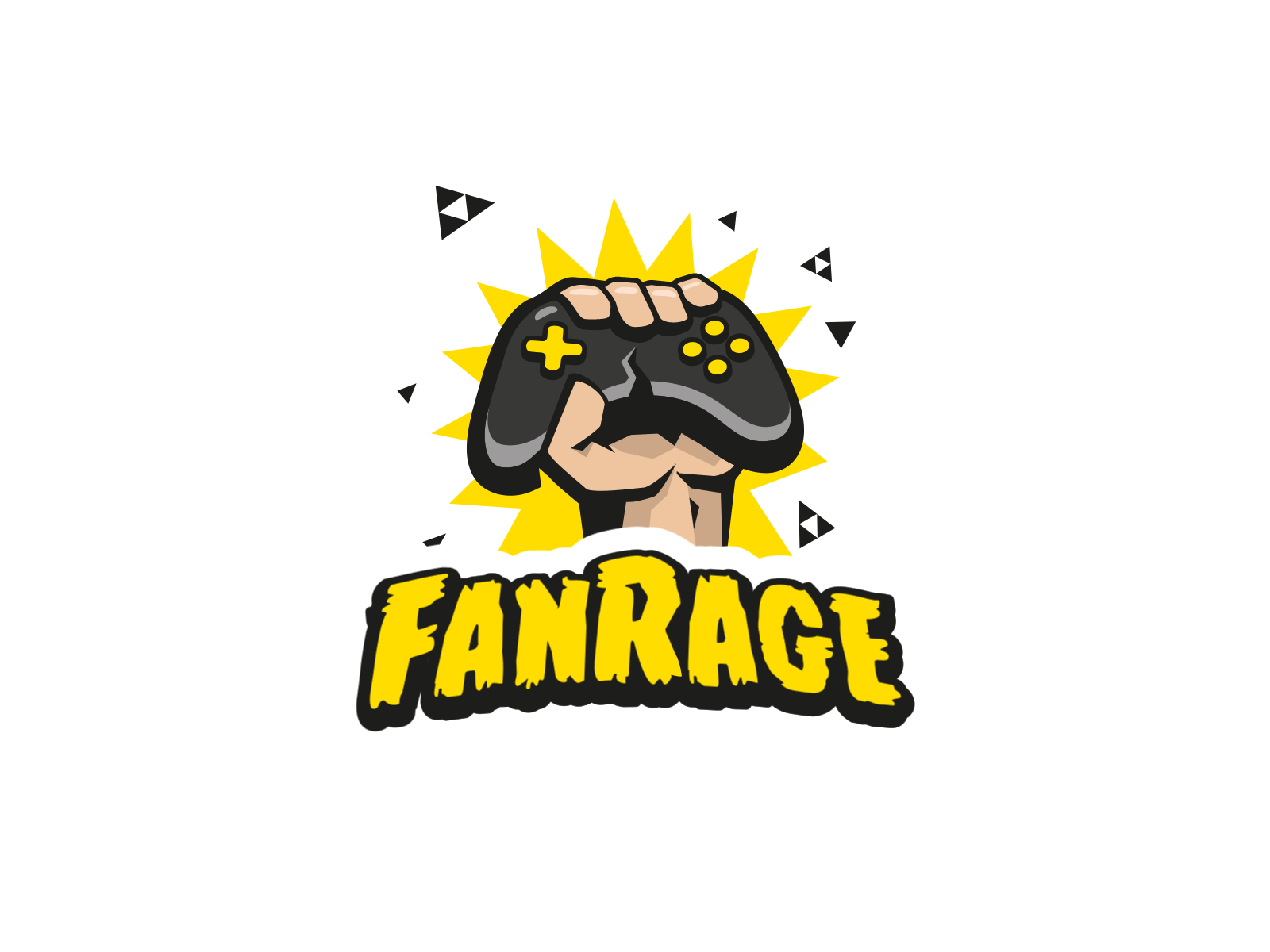 Fanrage 2d after effects animation branding branding animation esports logo animation frame by frame gaming gaminglogo logo logo animation motion design