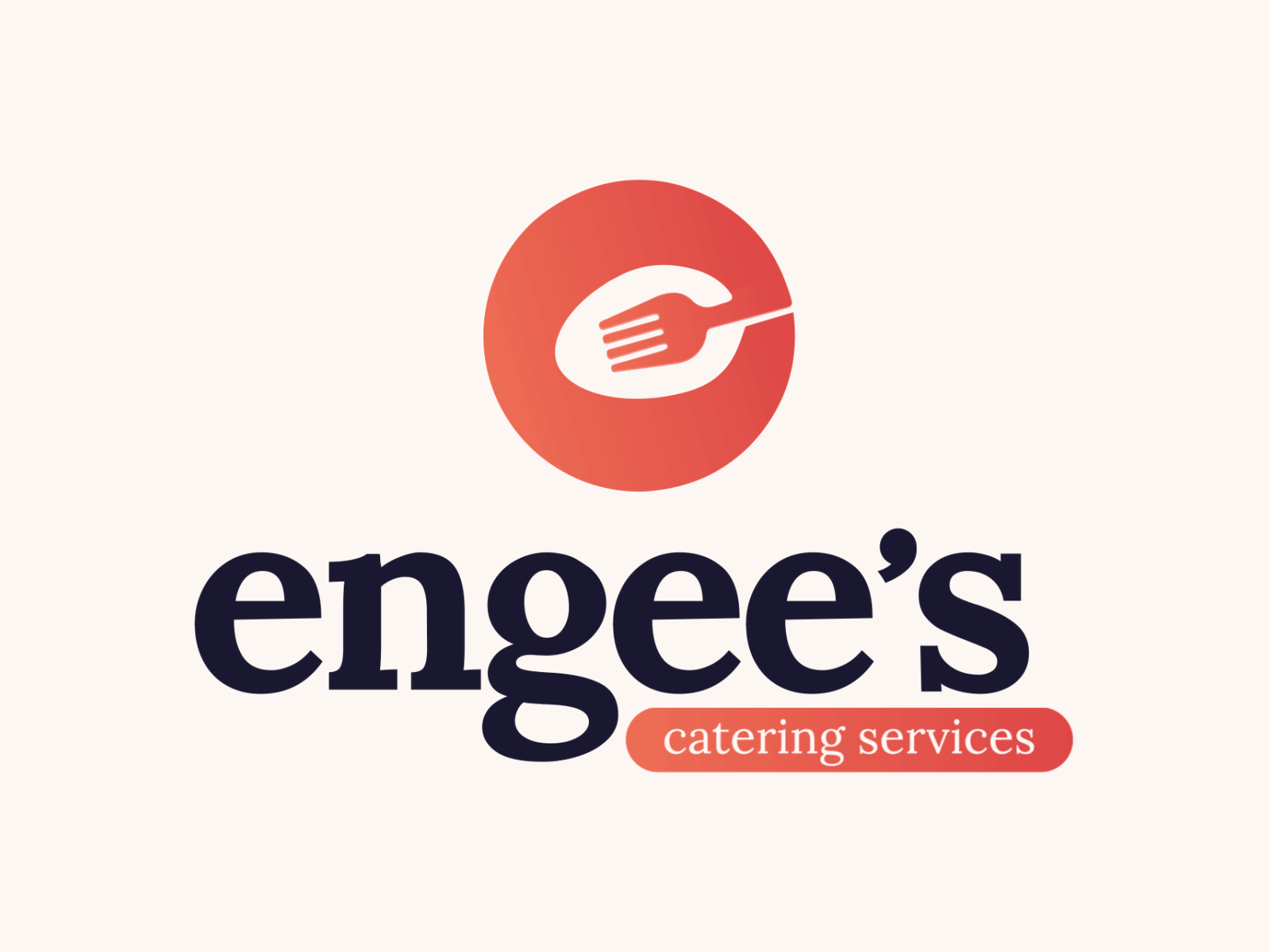 Enjee's logo animation 2d 2danimation ae after effects animation brand brand animation brand identity catering food fork icon intro logo logo animation logo reveal logos motion design spoon