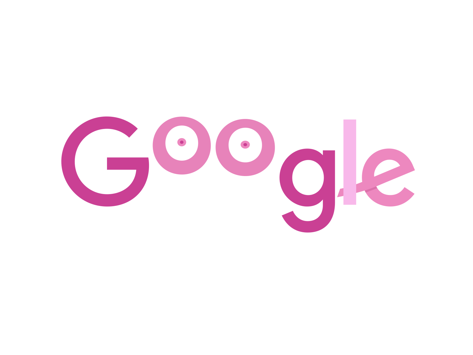 Google Pink October 2d ae animation brand animation branding gif google google design logo logo animation motion design pink pink october