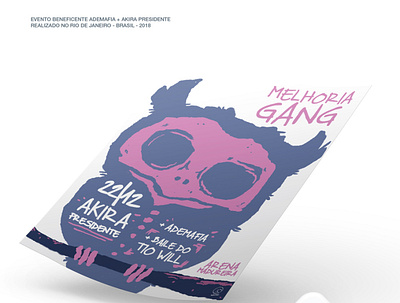 MELHORIA GANG design event events illustration music poster design