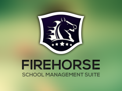 Firehorse School management brand fire horse logo lorep mobile photoshop platform school suite