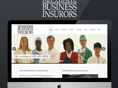 Oklahoma Business Insurors web design web development