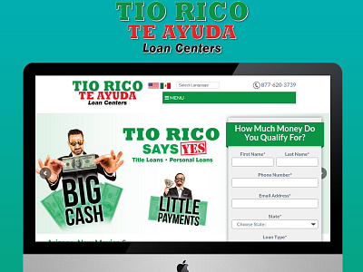 My Tio Rico web design web development